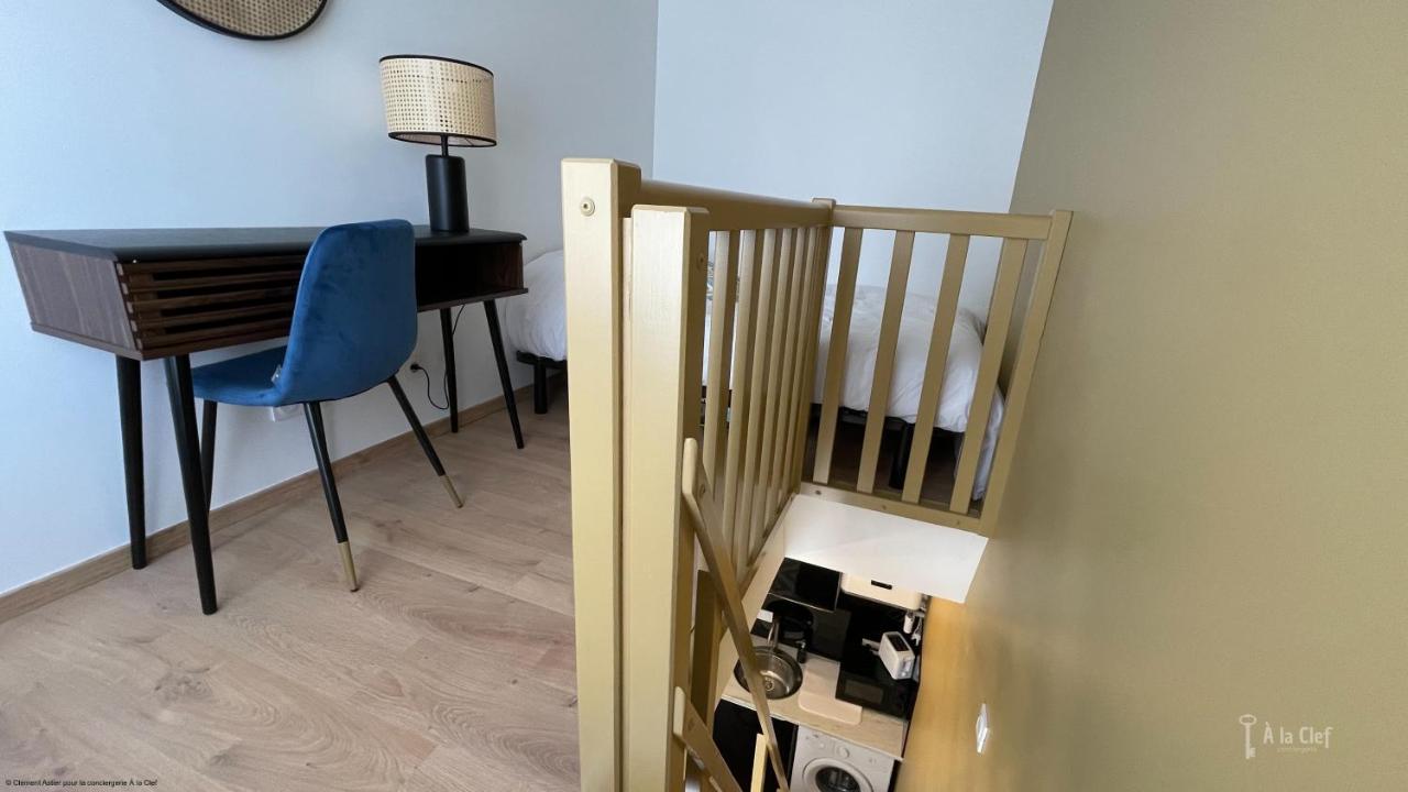 A La Clef - Duplex Cosy Proche Gare Et Centre - Ideal Pro & Couple - Wifi Le Mans Luaran gambar