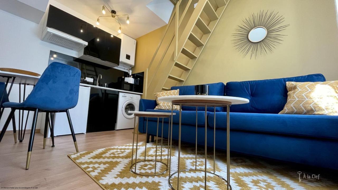 A La Clef - Duplex Cosy Proche Gare Et Centre - Ideal Pro & Couple - Wifi Le Mans Luaran gambar