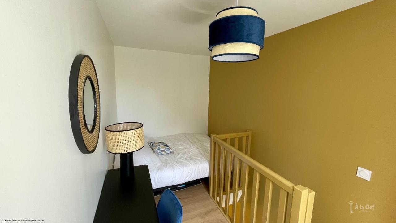 A La Clef - Duplex Cosy Proche Gare Et Centre - Ideal Pro & Couple - Wifi Le Mans Luaran gambar